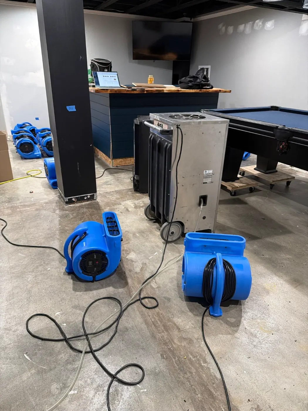 Documented commercial restoration in Albany, IN