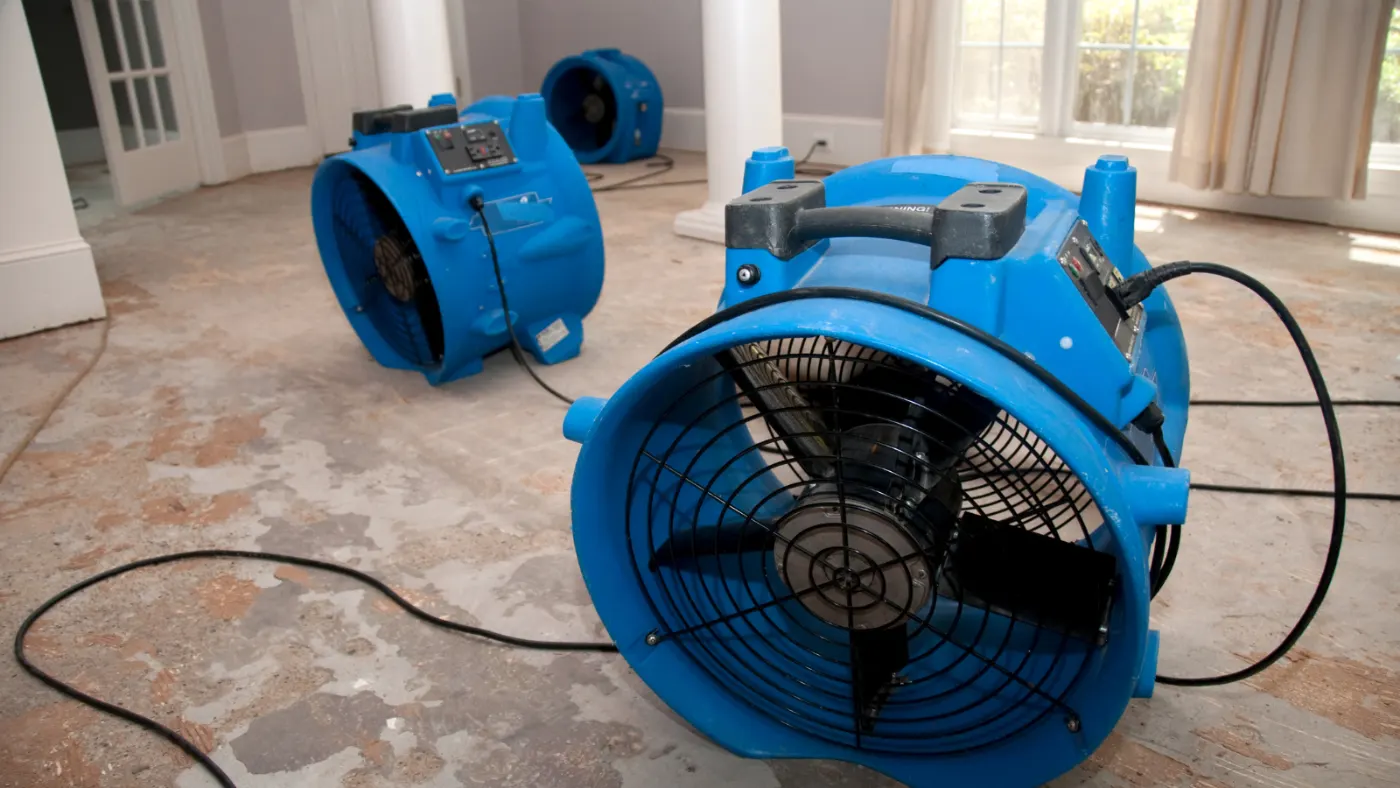 After-hours dry-out at Albany commercial property
